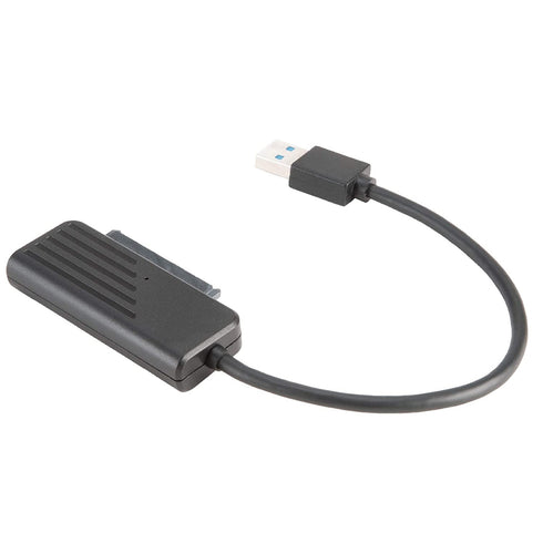 AKASA AK-AU3-07BK Data Cable, USB 3.1 Gen 1 Type-A (M) to 2.5" SATA (M), 0.2m, Black, SuperSpeed USB up to 5Gbps Data, For 2.5" SATA SSD & HDD, Plug-and-Play