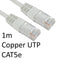 RJ45 (M) to RJ45 (M) CAT5e 1m White OEM Moulded Boot Copper UTP Network Cable