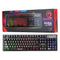 Marvo Scorpion K616A Gaming Keyboard, 3 Colour LED Backlit, USB 2.0, Frameless and Compact Design with Multi-Media and Anti-ghosting Keys, UK Layout