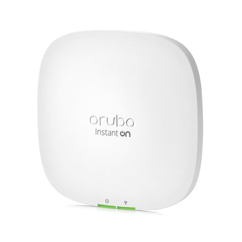Aruba Instant On AP22 WiFi 6 802.11ax Indoor Access Point (No PSU), Smart Mesh Technology, MU-MIMO Radios, Remote Management, Cloud Managed, POE/12V Powered (R4W02A)