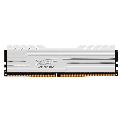 Adata XPG GAMMIX D10 AX4U32008G16A-DW10 8GB DIMM System Memory, White, DDR4, 3200MHz, 1 x 8GB