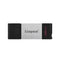 Kingston DataTraveler 80 32GB USB 3.2 USB-C Metal Grey / Black USB Flash Drive
