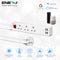 ENER-J WiFi Smart Mains Power 3-Gang Extension with 4x USB Ports, App/Voice Control, Surge/Overload Safety Protection