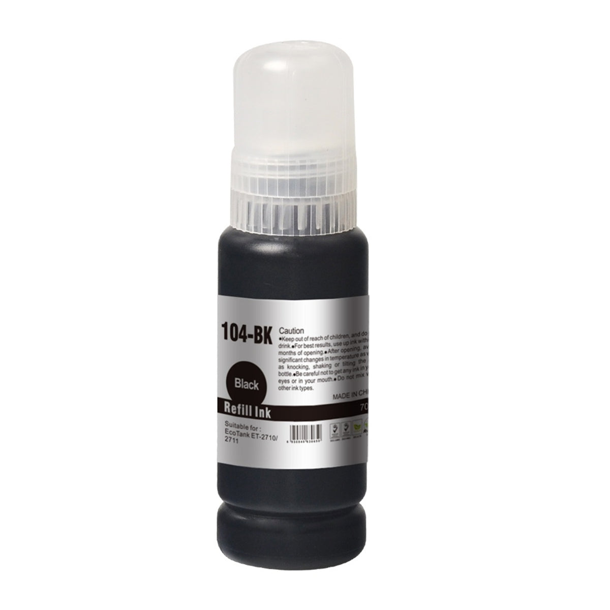 InkLab 104 Epson Compatible EcoTank Black Ink Bottle – starflexsystems